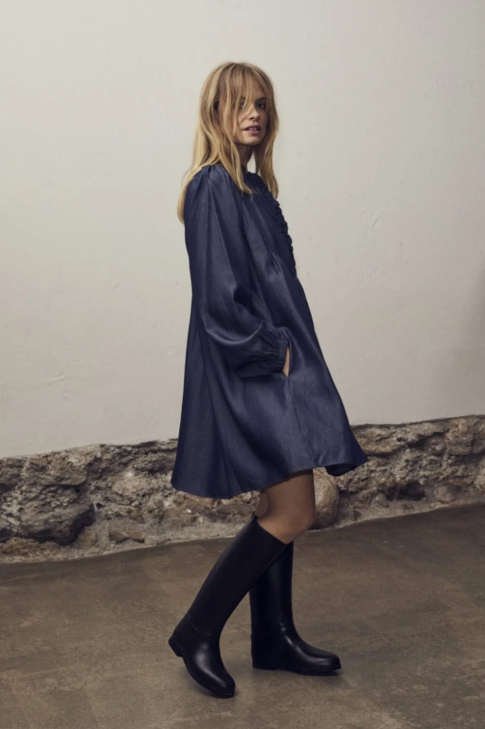 Co´Couture Tituscc Denim Dress 36300< Ammevenligt Tøj