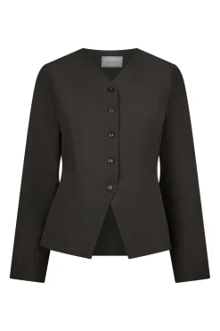 Neo Noir Toots Structure Blouse 167142< Sæt 🛍️|Bluser & Skjorter