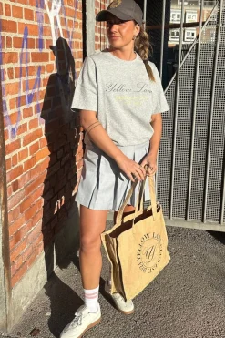 Yellow Lane Tote Bag 165317< Tasker & Punge