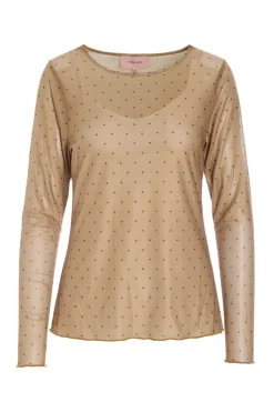 Tova Mesh Blouse 25935*Hunkøn New