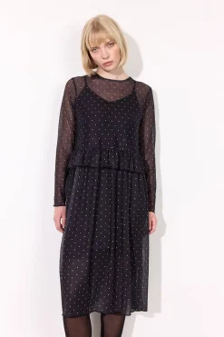 Hunkøn Tova Mesh Dress 25936< Kjoler