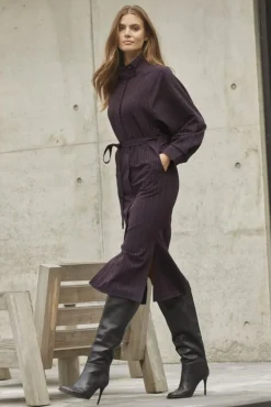 Co´Couture Trinnycc Stripe Batwing Dress 46011< Kjoler|Ammevenligt Tøj