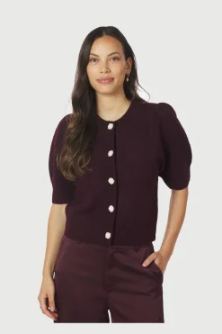 Neo Noir Trudy Deco Knit Cardigan 164514< Cardigans|Ammevenligt Tøj