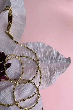 Mellow Moon Twisted Ball Necklace< Halskæder