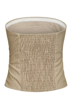 Neo Noir Tyree Melange Pinstripe Top 165471< T-Shirts & Toppe