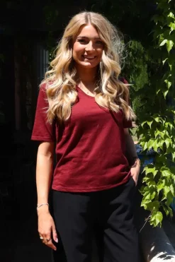 Ulla-Ss-Vneck-Tshirt 21675*Liberte New