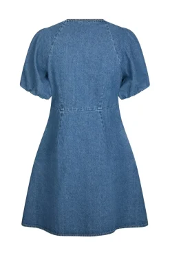 Neo Noir Uma Denim Dress 165930< Kjoler