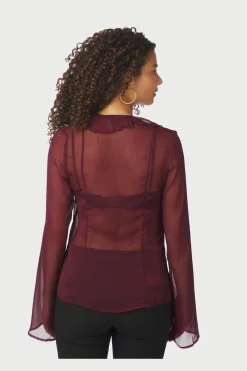 Valappa Chiffon Blouse 166668*Neo Noir Sale