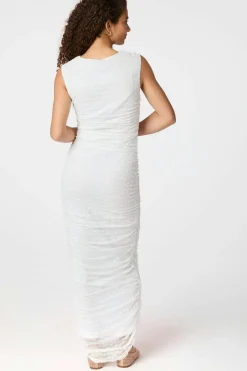 Neo Noir Valinita Mesh Flower Dress 164904< Kjoler