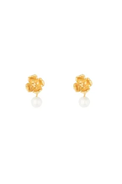 House Of Vincent Venus Fleur Vide Earrings VJ248-UEG< Øreringe