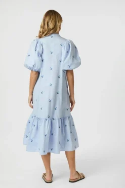 Neo Noir Veronica Embroidery Dress 165573< Kjoler|Ammevenligt Tøj