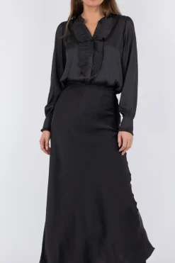 Neo Noir Vicky Heavy Sateen Skirt< Nederdele