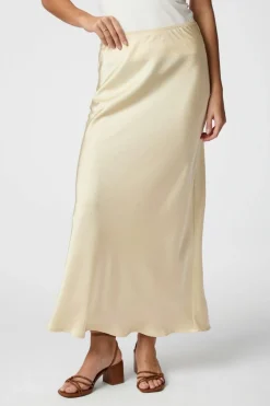 Vicky Heavy Sateen Skirt 159588*Neo Noir Discount