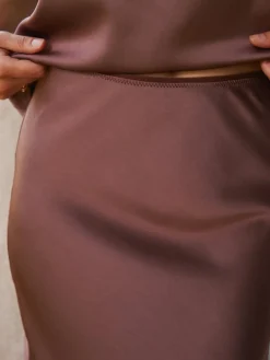 Vicky Heavy Sateen Skirt 159588*Neo Noir Best