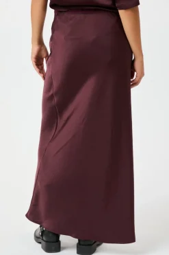 Vicky Heavy Sateen Skirt 159588*Neo Noir Sale