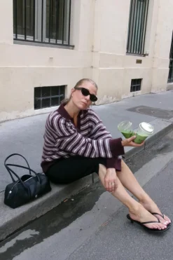 Second Female Vienna Knit Collar 59982< Strik|Bluser & Skjorter