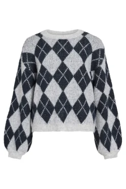 Vila Vikarley L/S Knit Pullover< Strik|Bluser & Skjorter