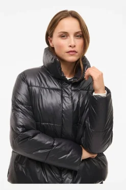 Vilidda L/S Shinny Puffer Short Jacket*Vila Online