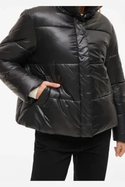 Vilidda L/S Shinny Puffer Short Jacket*Vila Online