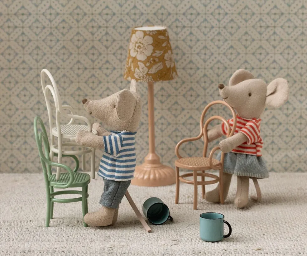 Maileg Vintagestol, Mus, Mint<Børn Bad, Leg & Interiør
