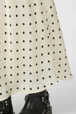 Viso Dot Skirt 166433*Neo Noir Clearance