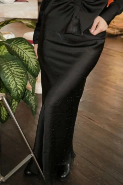 Viso Heavy Sateen Bedaz Skirt 166890*Neo Noir Hot