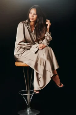 Neo Noir Viso Heavy Sateen Bedaz Skirt 166890< Nederdele