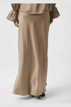 Neo Noir Viso Heavy Sateen Bedaz Skirt 166890< Nederdele