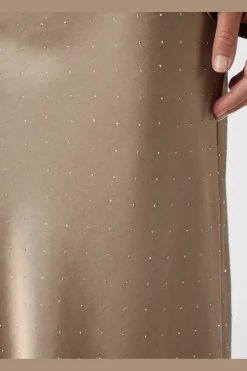 Neo Noir Viso Heavy Sateen Bedaz Skirt 166890< Nederdele