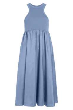Vila Visonja S/L Midi Dress< Kjoler