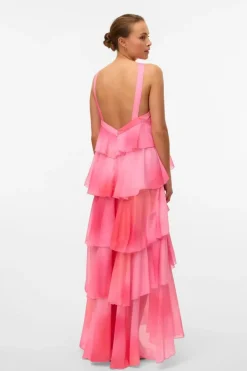 Vmfelicia Sl Ruffle Maxi Dress*Vero Moda Discount