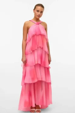 Vmfelicia Sl Ruffle Maxi Dress*Vero Moda Discount