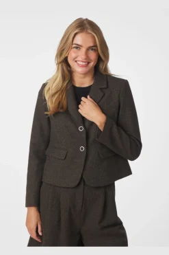 Waed Mini Check Blazer 166184*Neo Noir New