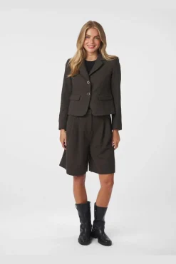 Waed Mini Check Blazer 166184*Neo Noir New