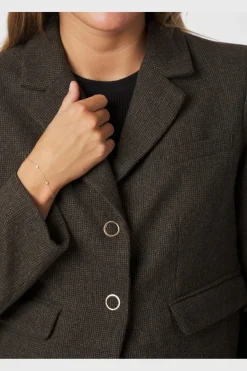 Waed Mini Check Blazer 166184*Neo Noir New