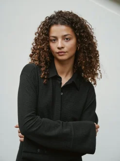 Waldita Structure Shirt 166244*Neo Noir Sale