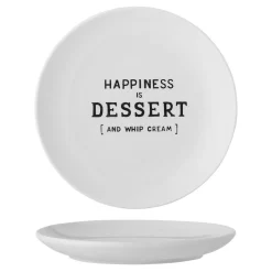 Wendy Tallerken, Hvid, Stentøj 82061412*Bloomingville Online