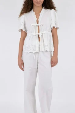 Neo Noir William Embroidery Pants< Bukser, Jeans & Leggings