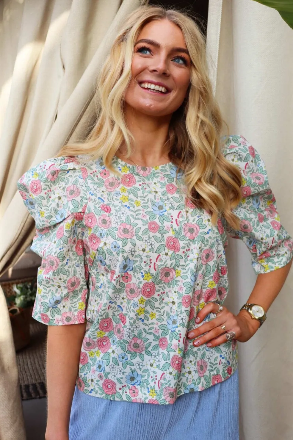 Liberte Winnie-Blouse 22140< Bluser & Skjorter