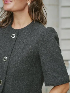 Xanthe Herringbone Blazer 165683*Neo Noir Sale