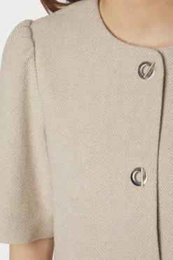 Xanthe Light Herringbone Blazer 167111*Neo Noir