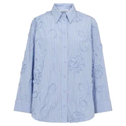 Co´Couture Xaviercc Avy Stripe Shirt 45103< Bluser & Skjorter|Ammevenligt Tøj