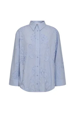 Co´Couture Xaviercc Stripe Flower Shirt 45040< Bluser & Skjorter|Ammevenligt Tøj