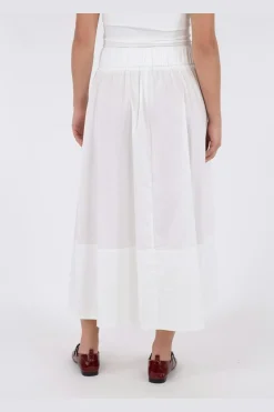 Yara Long Poplin Skirt 163076*Neo Noir Outlet