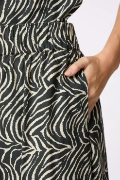 Neo Noir Yara Zebra Long Skirt 164709< Nederdele