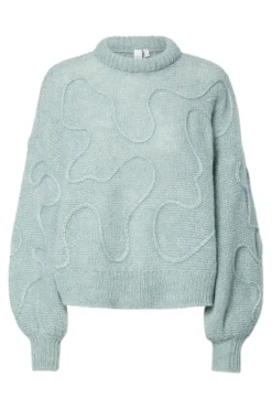 YAS brida Ls Wool Blend Knit Pullover< Strik|Bluser & Skjorter