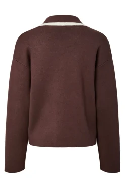 YAS josie Ls Bow Knit Top< Strik|Bluser & Skjorter