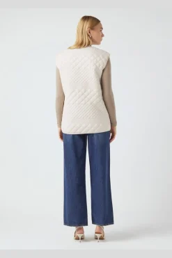 YAS laurie Sl Padded Vest< Veste