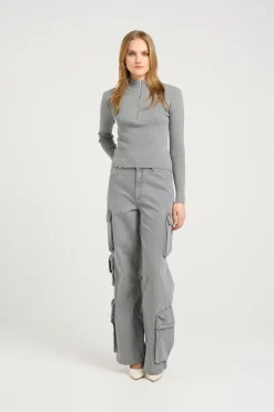 Yasmiagz Zipper Pullover 10909819*Gestuz Outlet