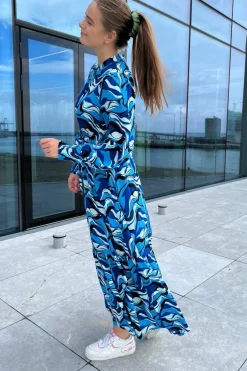 YAS motoro Ls Long Shirt Dress S.< Kjoler